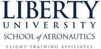 Liberty University School of Aeronautics logo